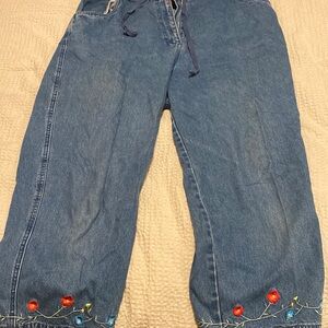 Embroidered Jeans
